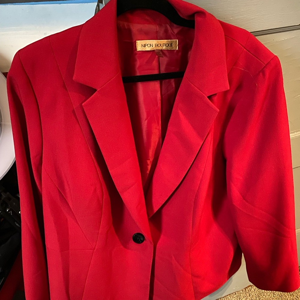 Red Blazer Jacket!
